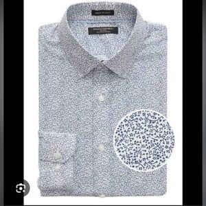 NWT Banana Republic Men's Grant Slim Fit non-iron shirt